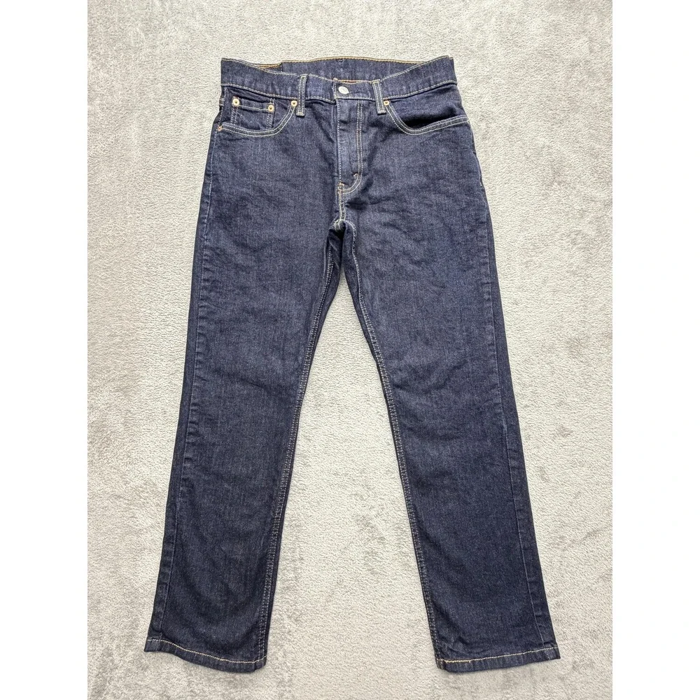 Levis‎ 559 Jeans Mens Measured 31x29 Blue Relaxed Straight Dark Wash Zip Fly
